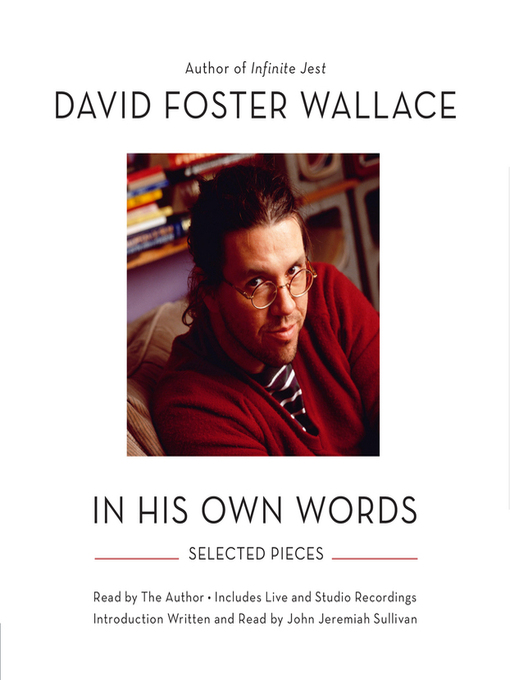 Title details for David Foster Wallace by David Foster Wallace - Wait list